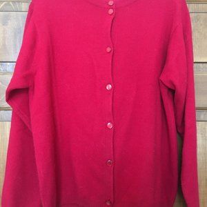 Cashmere cardigan sweater